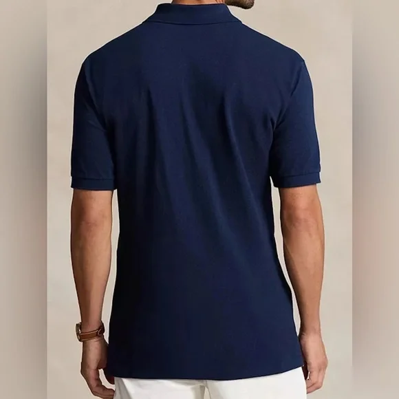 NEW Big & Tall Mens POLO RALPH LAUREN Mesh Short Sleeve Polo Shirt Navy $125